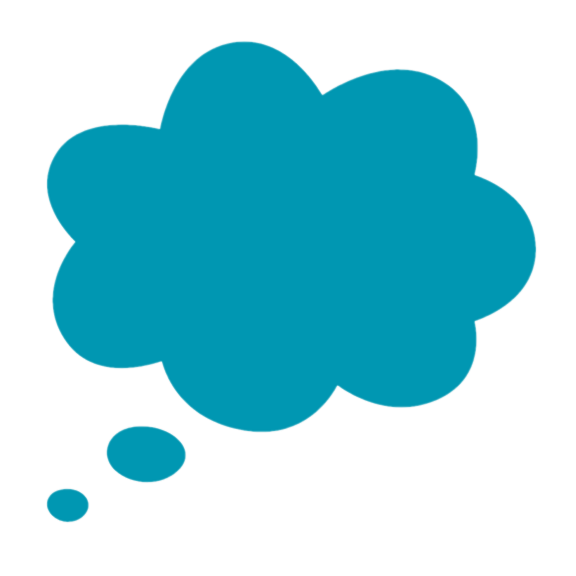 Icon: a thought bubble