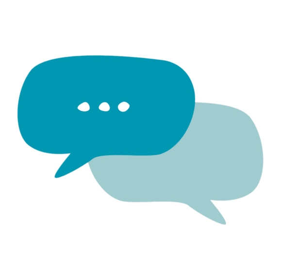 Icon: two speech bubbles