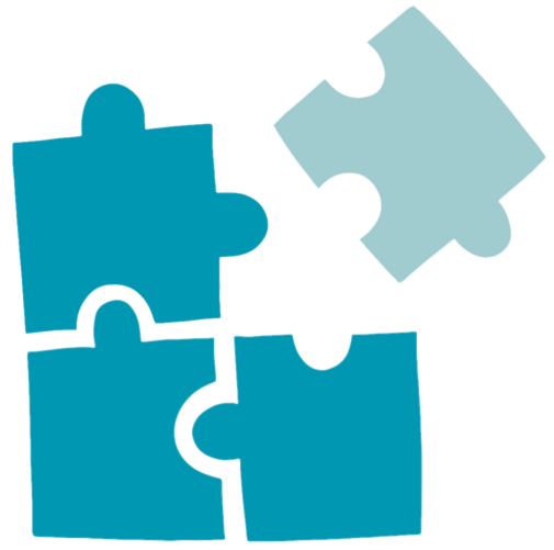 Icon: puzzle pieces fitting together